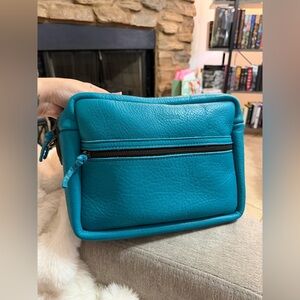 Go forth goods large Sarah shoulder bag Turquoise